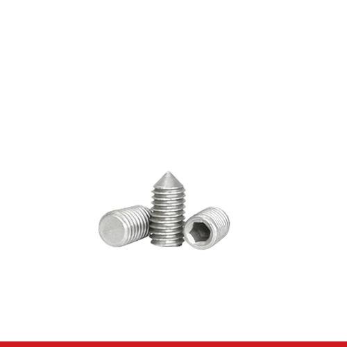 SSCOP000632X012ME #6-32 X 1/8" COARSE SS A2 (18-8) CONE POINT SOCKET SET SCREWS